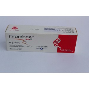 Thrombex  DNA ( recombinant hirudin ) 40 cream 